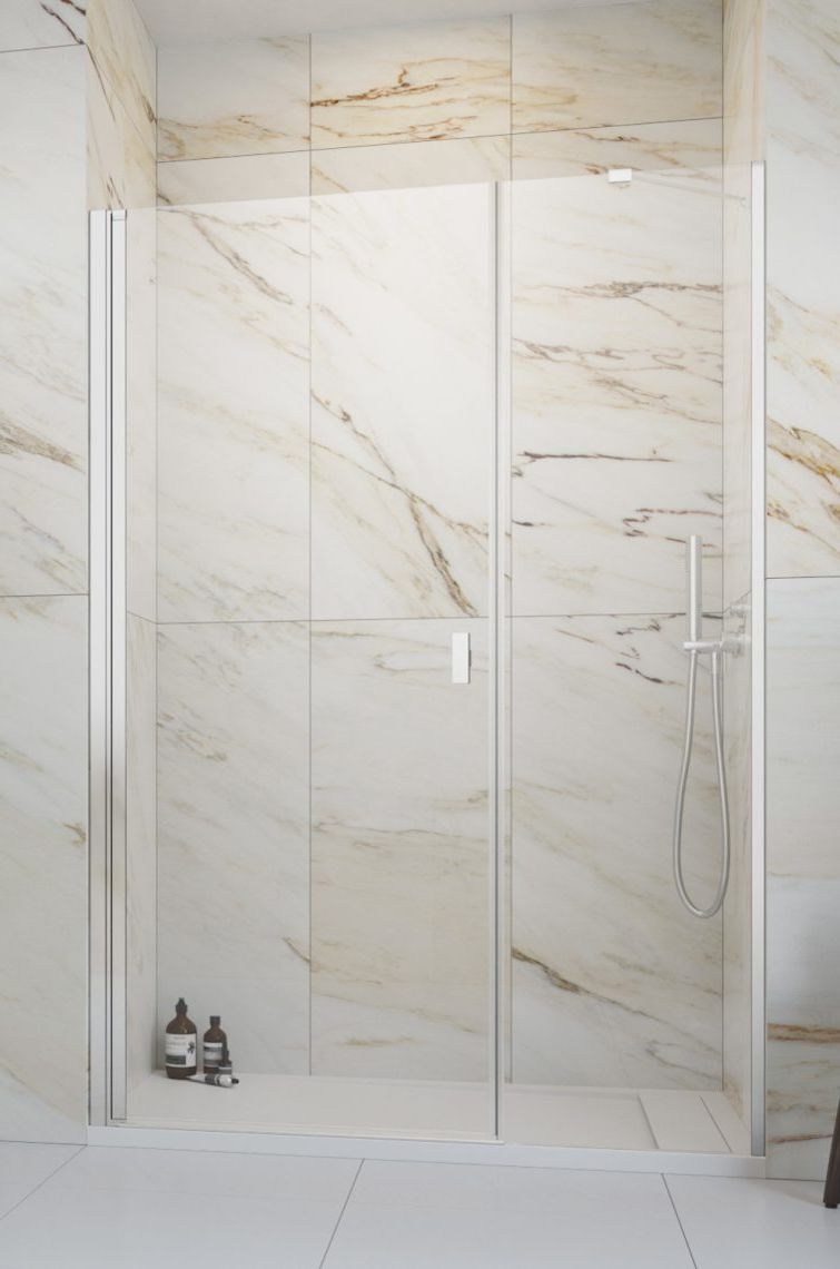 Radaway Nes DWS drzwi prysznicowe 130 cm uchylne chrom połysk/szkło przezroczyste 10028130-01-01L