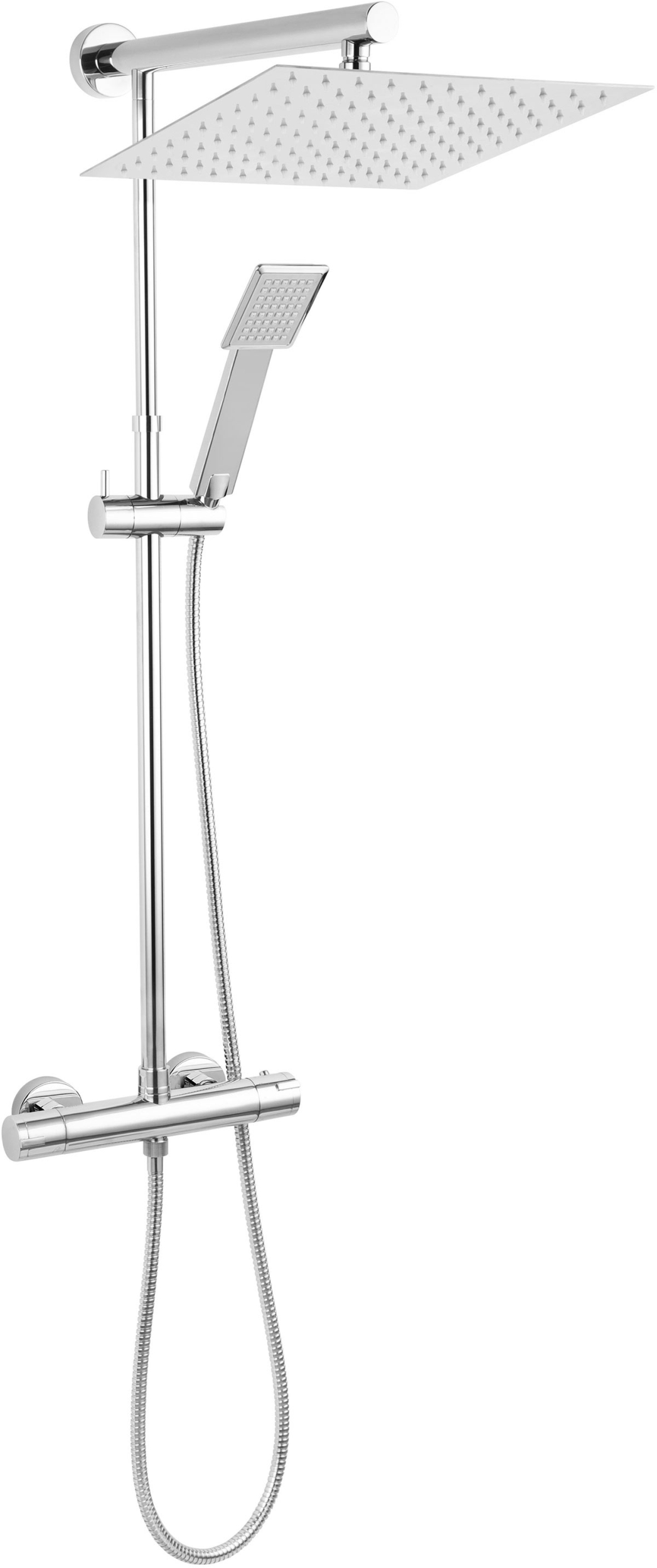 Ferro Trevi zestaw prysznicowy termostatyczny z deszczownicą chrom NP75SQ-TRV7U - Wysyłka w 24h