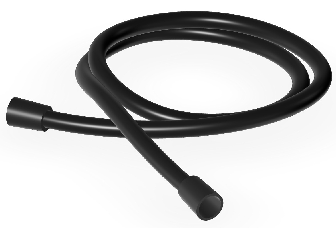 Zucchetti Helm wąż prysznicowy 150 cm czarny Z94120.XP81