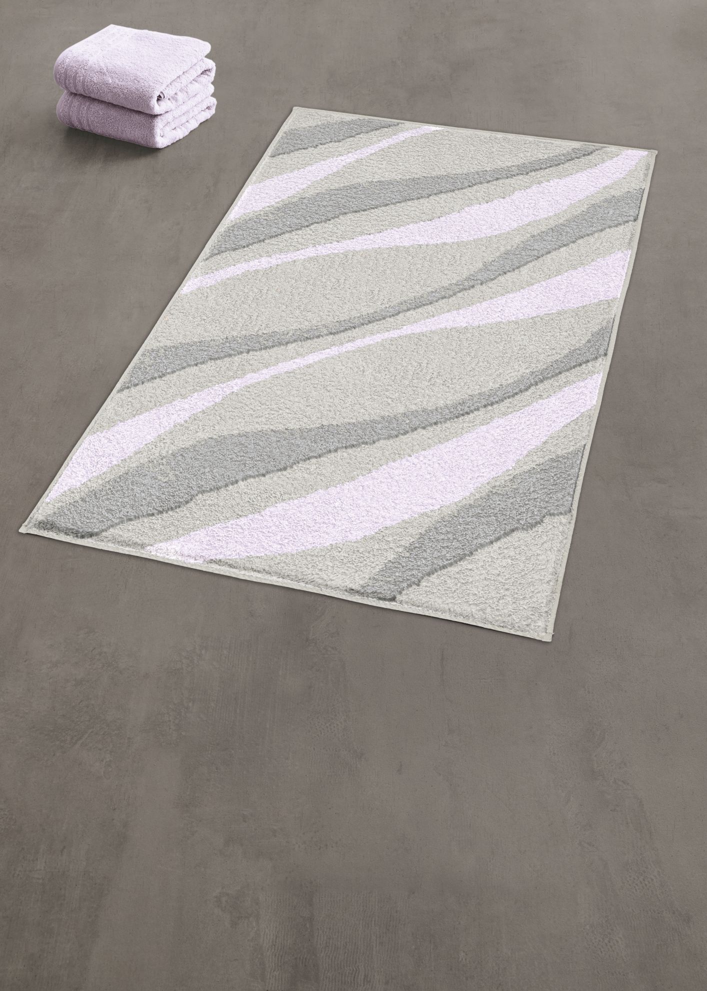 Kleine Wolke Dream dywanik łazienkowy 70x120 cm poliakryl szary 9169158225