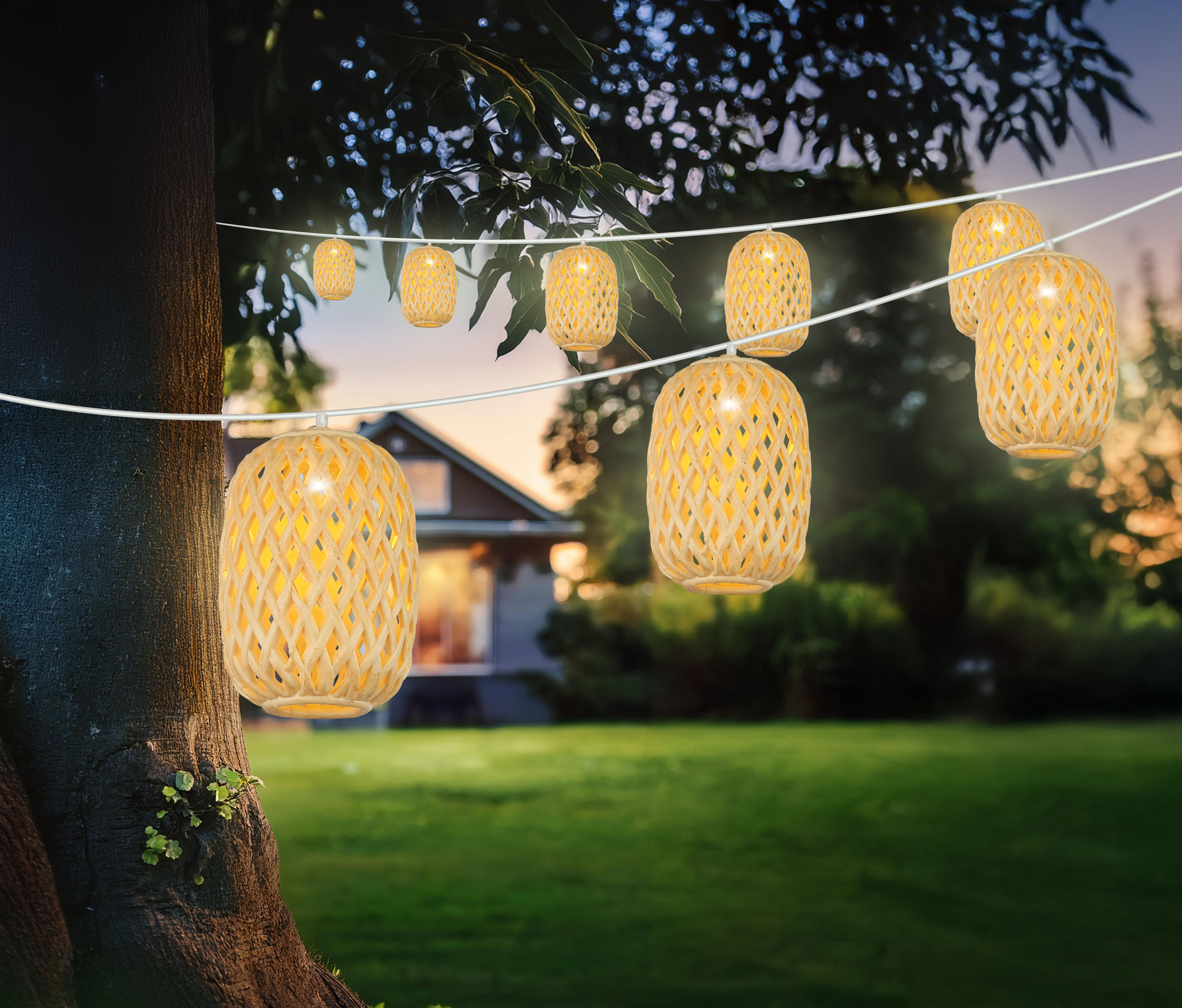 Globo Lighting Solar girlanda zewnętrzna 1x0,06 W czarny 36129-8