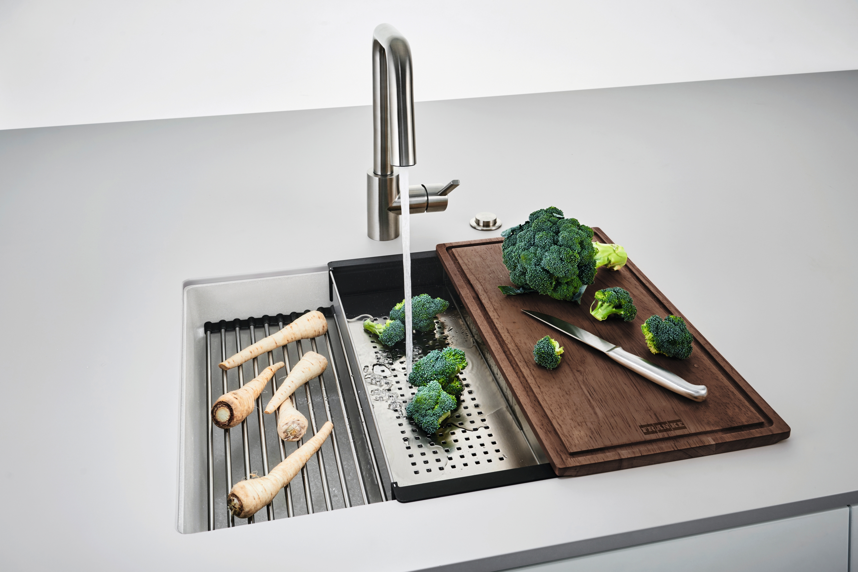 Franke Kanon KNG 110-52 zlewozmywak 52x42 cm Fragranite biały polarny 125.0528.614 - Wysyłka w 24h