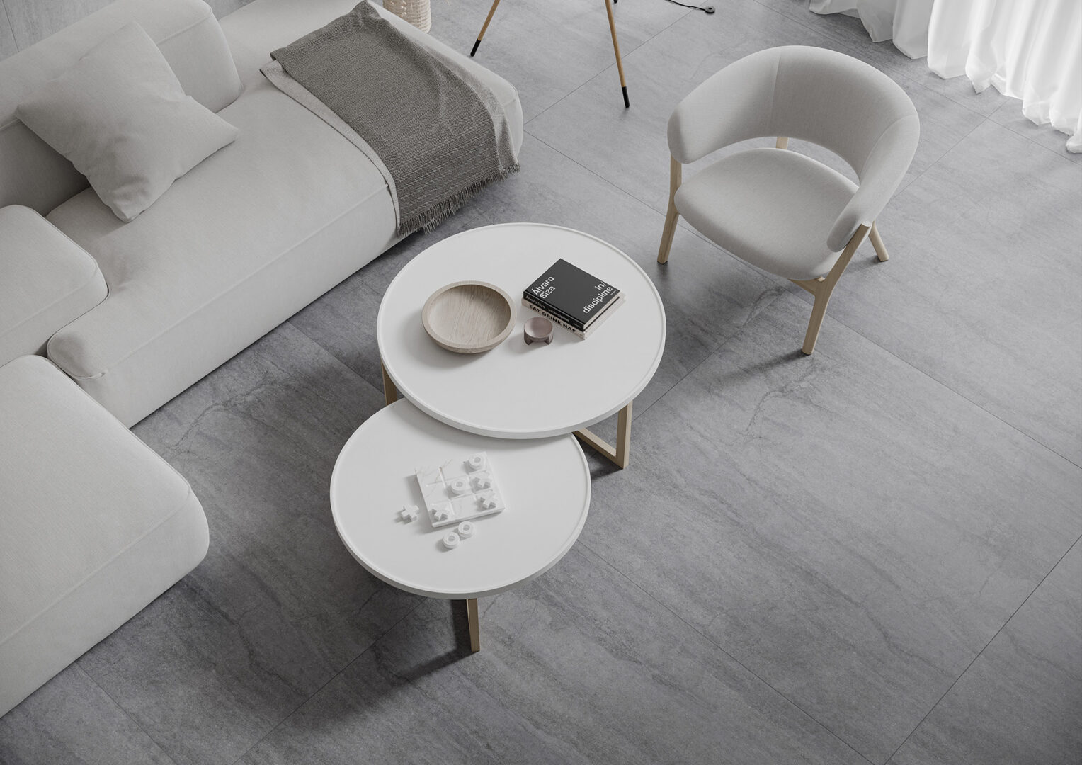 Cerrad Dignity płytka ścienno-podłogowa 59,7x59,7 cm szara