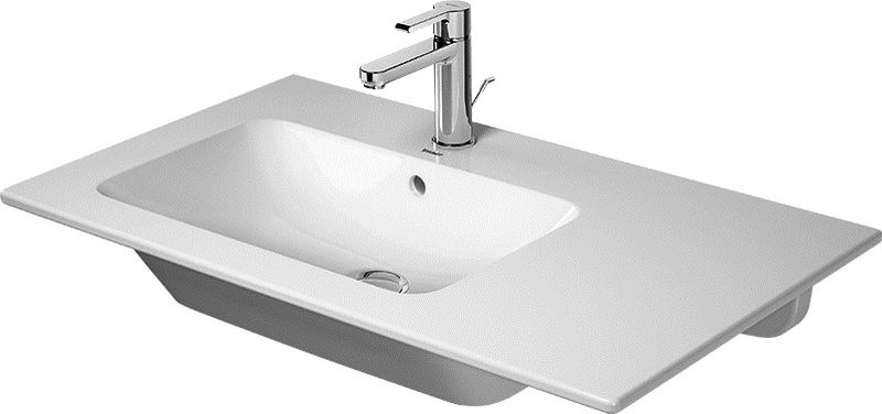 Duravit ME by Stack umywalka 83x49 cm meblowa prostokątna lewa WonderGliss biała 23458300601