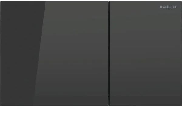 Geberit Sigma70 przycisk spłukujący przedni szkło czarne 115.622.SJ.1