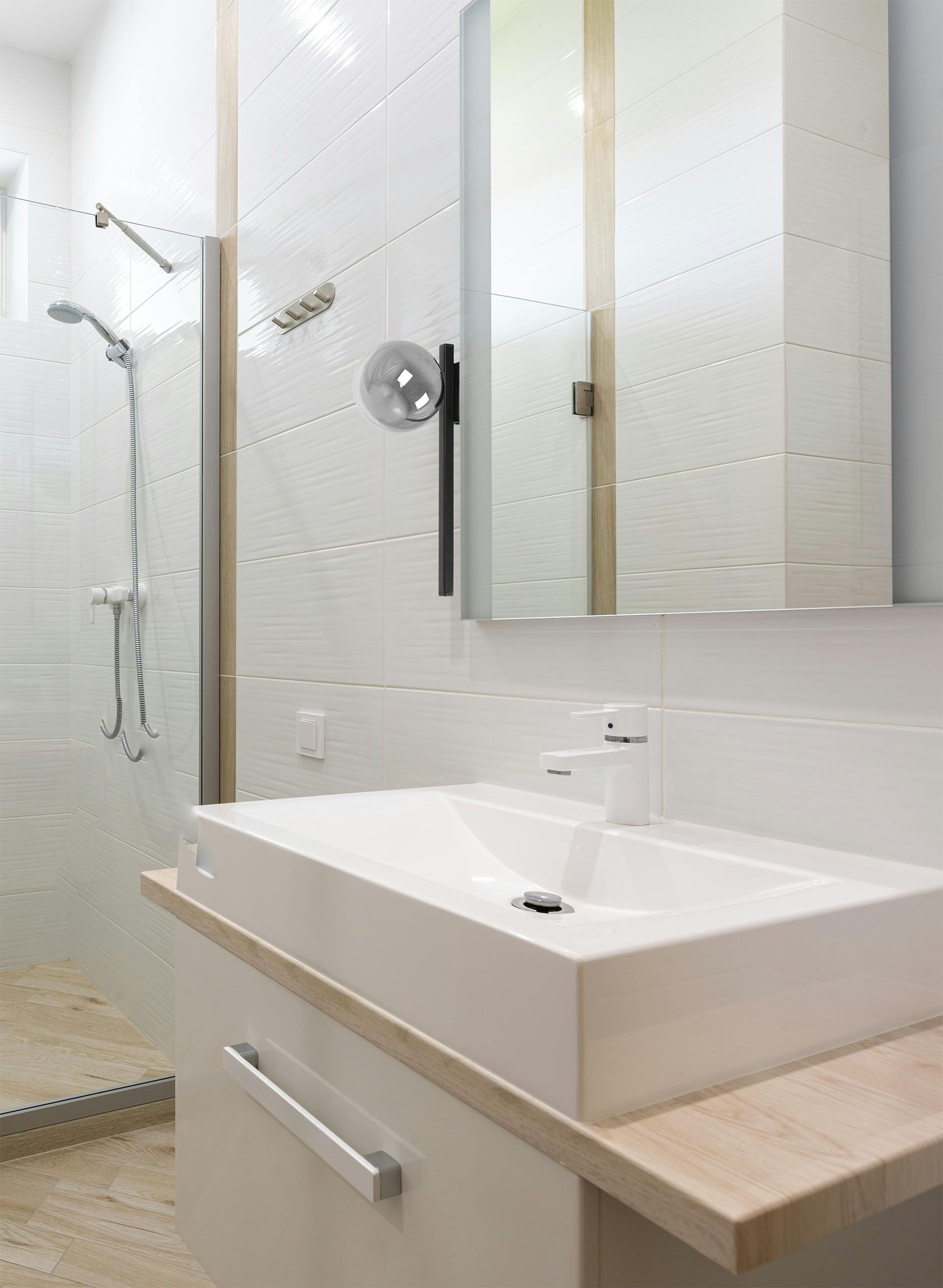 Kaja Paxi kinkiet 1x10 W czarny-grafitowy K-5467