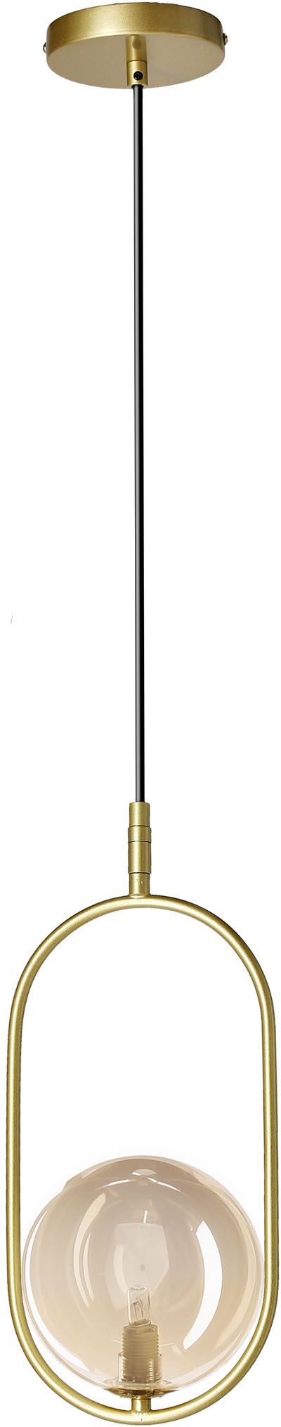 Candellux Cordel lampa wisząca 1x28 W mosiądz 31-44099