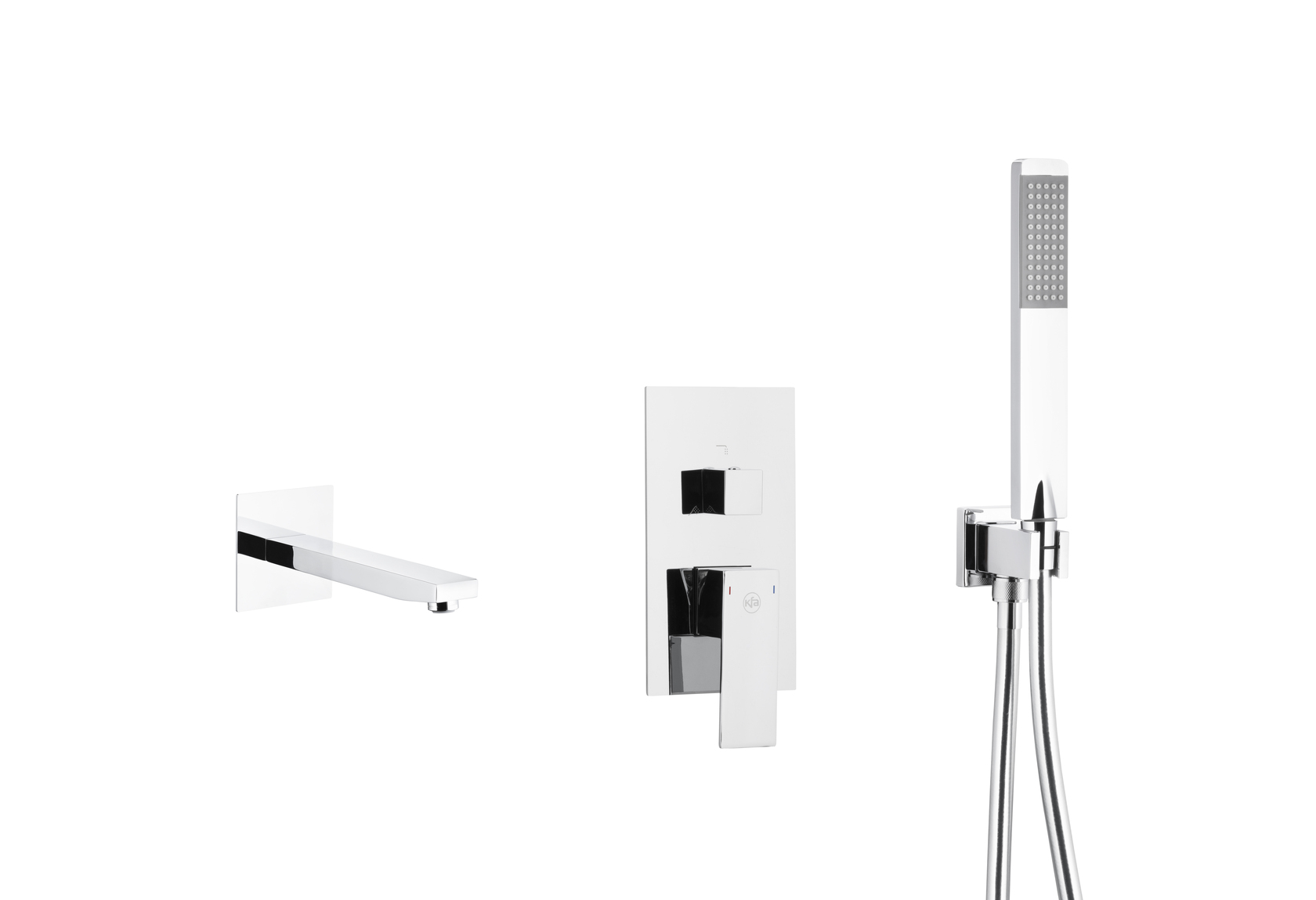 KFA Armatura Logon bateria wannowo-prysznicowa podtynkowa chrom 5139-401-00