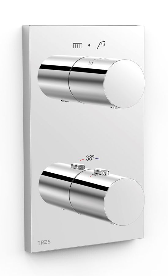 Tres Therm-Box bateria wannowo-prysznicowa podtynkowa termostatyczna chrom 21625001