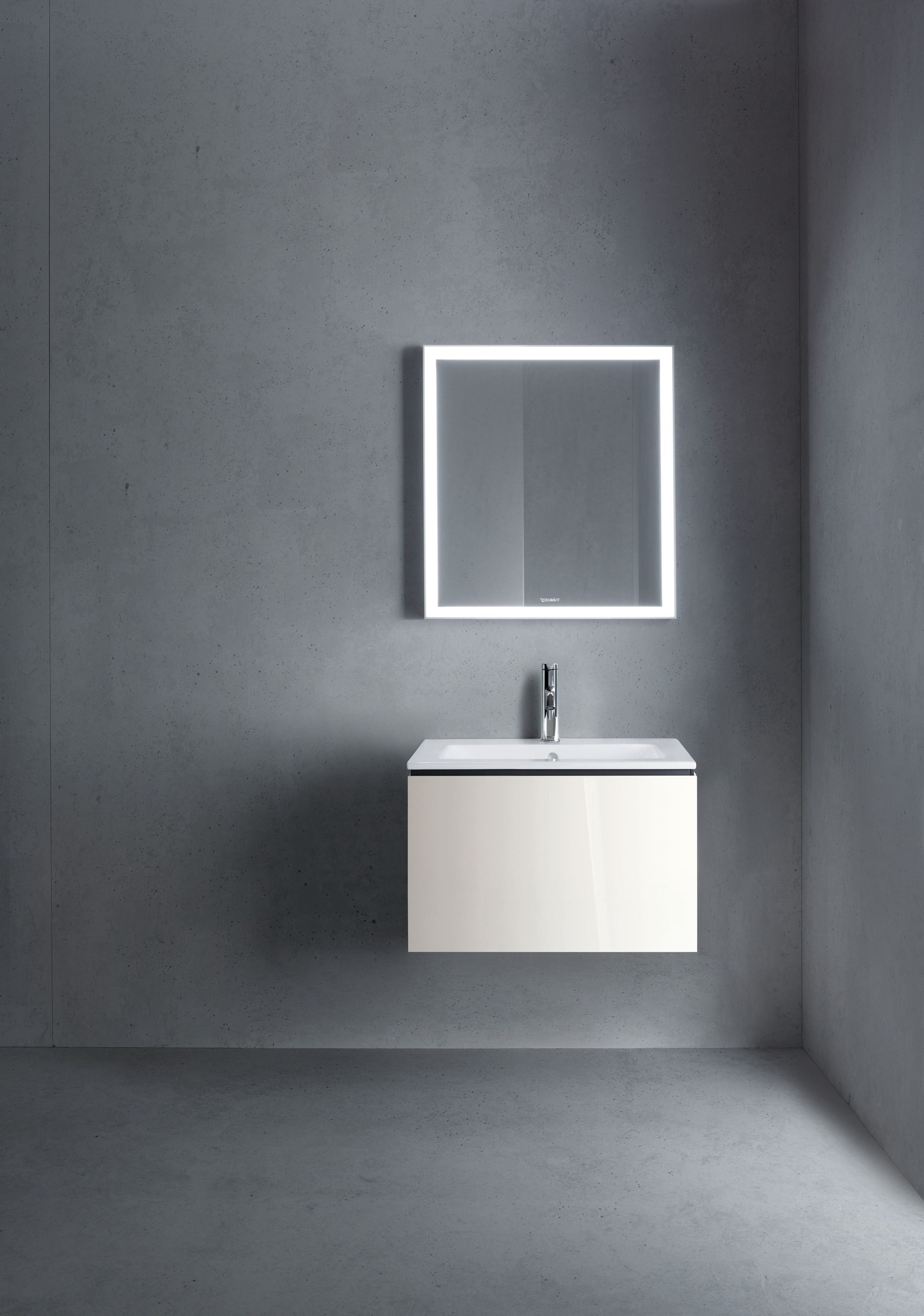 Duravit L-Cube szafka 62 cm podumywalkowa wisząca biały połysk LC614002222