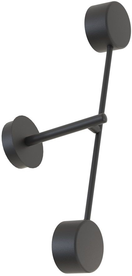 Emibig Natsu kinkiet 2x12 W czarny 1444/K2