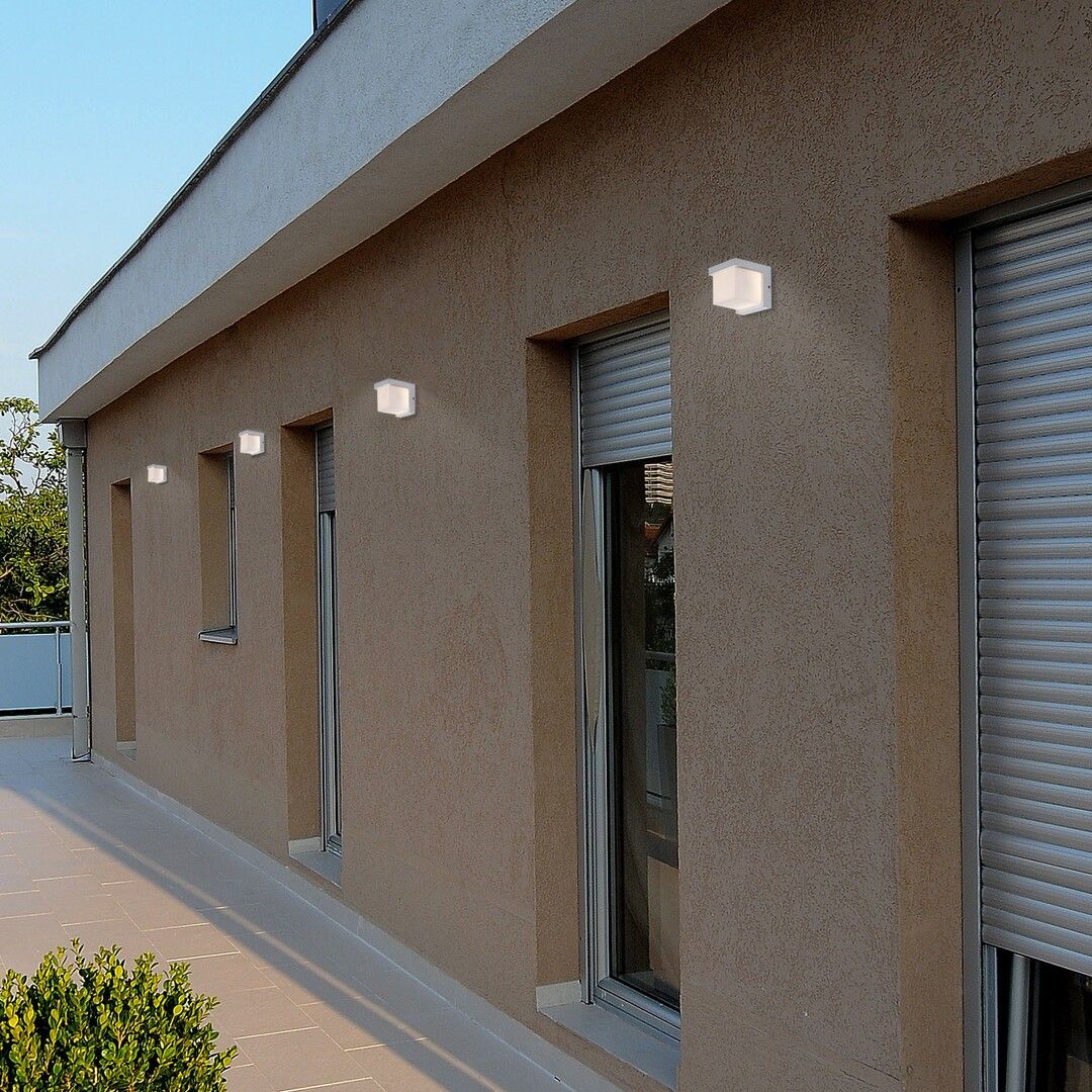 Rabalux Andelle kinkiet zewnętrzny 1x10 W biały 77096