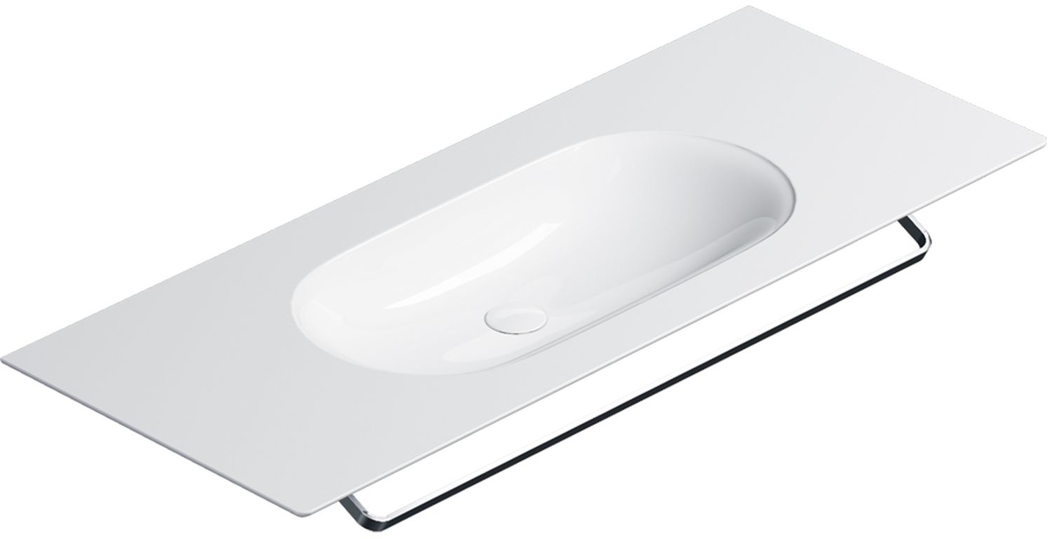 Catalano Horizon umywalka 125x50 cm prostokątna ścienna-meblowa-z blatem biała 0521260001