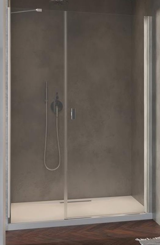 Radaway Nes DWS drzwi prysznicowe 120 cm wnękowe prawe chrom/szkło przezroczyste 10028120-01-01R