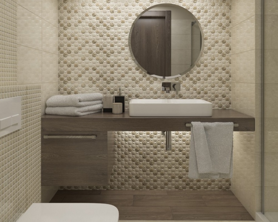 Paradyż Enrica płytka ścienna 25x40 cm STR kremowy połysk