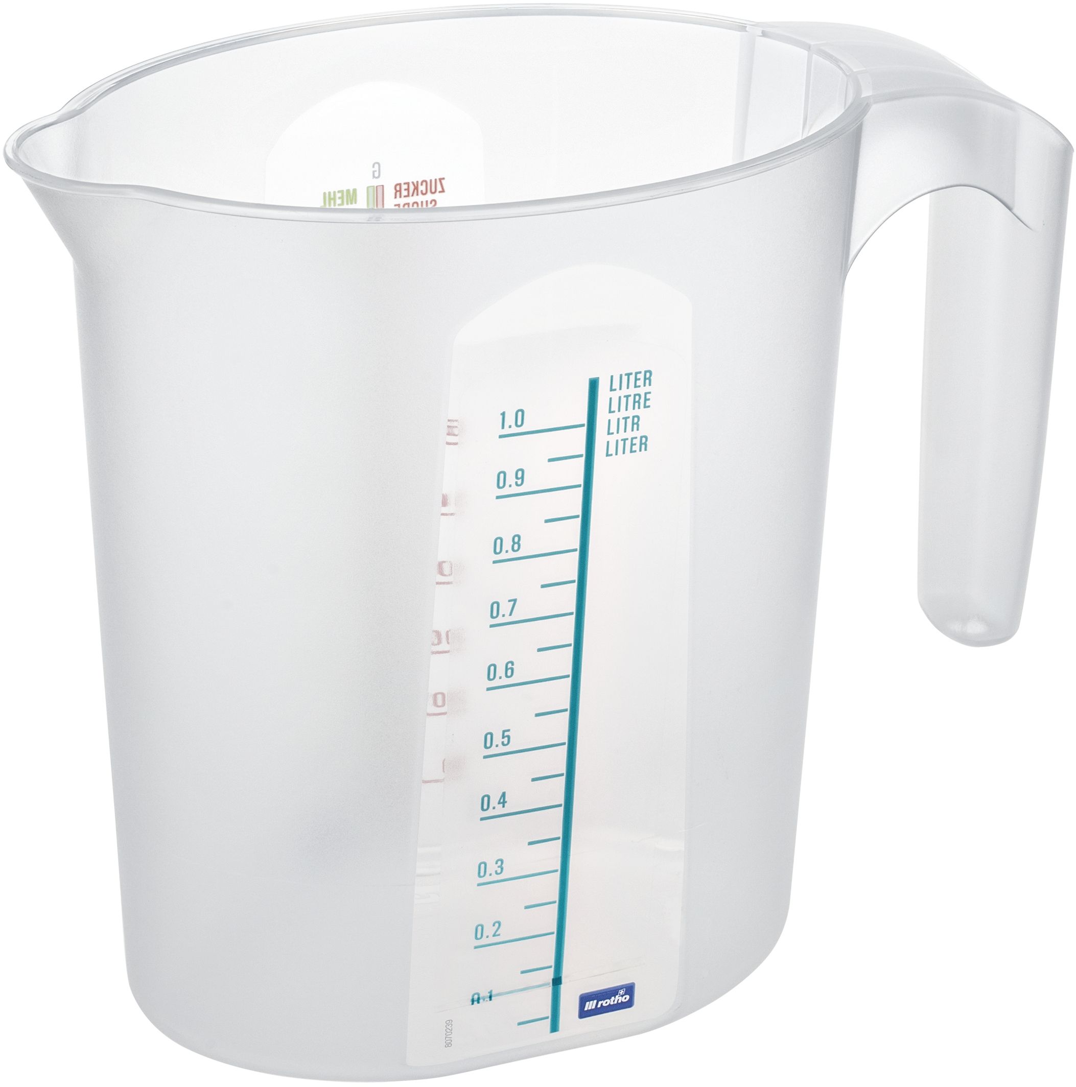 Rotho Topline dzbanek z miarką 1 l przezroczysty 1701410624