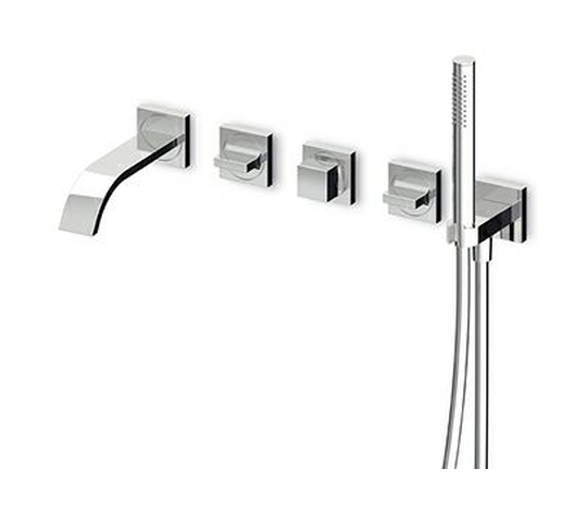 Zucchetti Aguablu bateria wannowo-prysznicowa podtynkowa chrom ZA5746