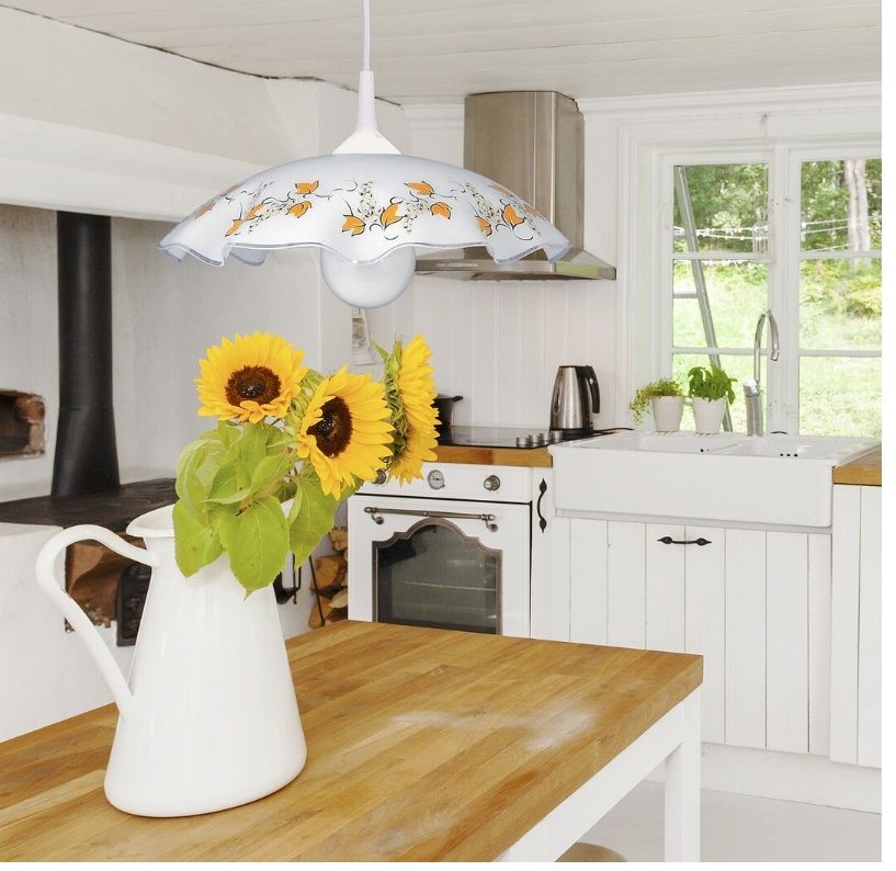 Rabalux Vino lampa wisząca 1x60 W biała-wzór 4782