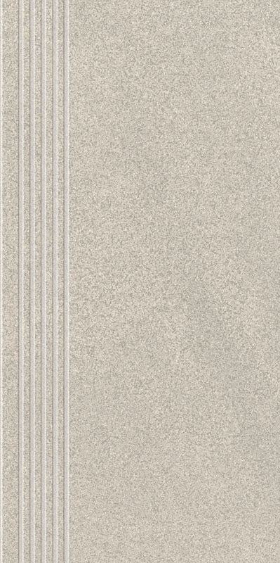 Paradyż Arkesia stopnica 29,8x59,8 cm prosta nacinana grys szary mat