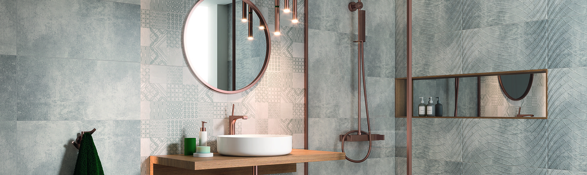 Paradyż Harmony płytka ścienna 30x60 cm szara