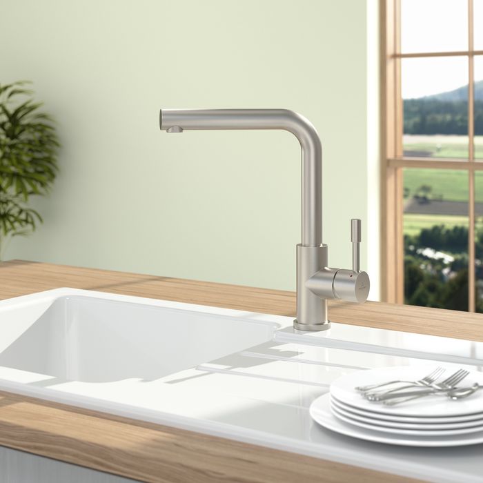 Villeroy & Boch Modern Steel bateria kuchenna stojąca stal 966801LC