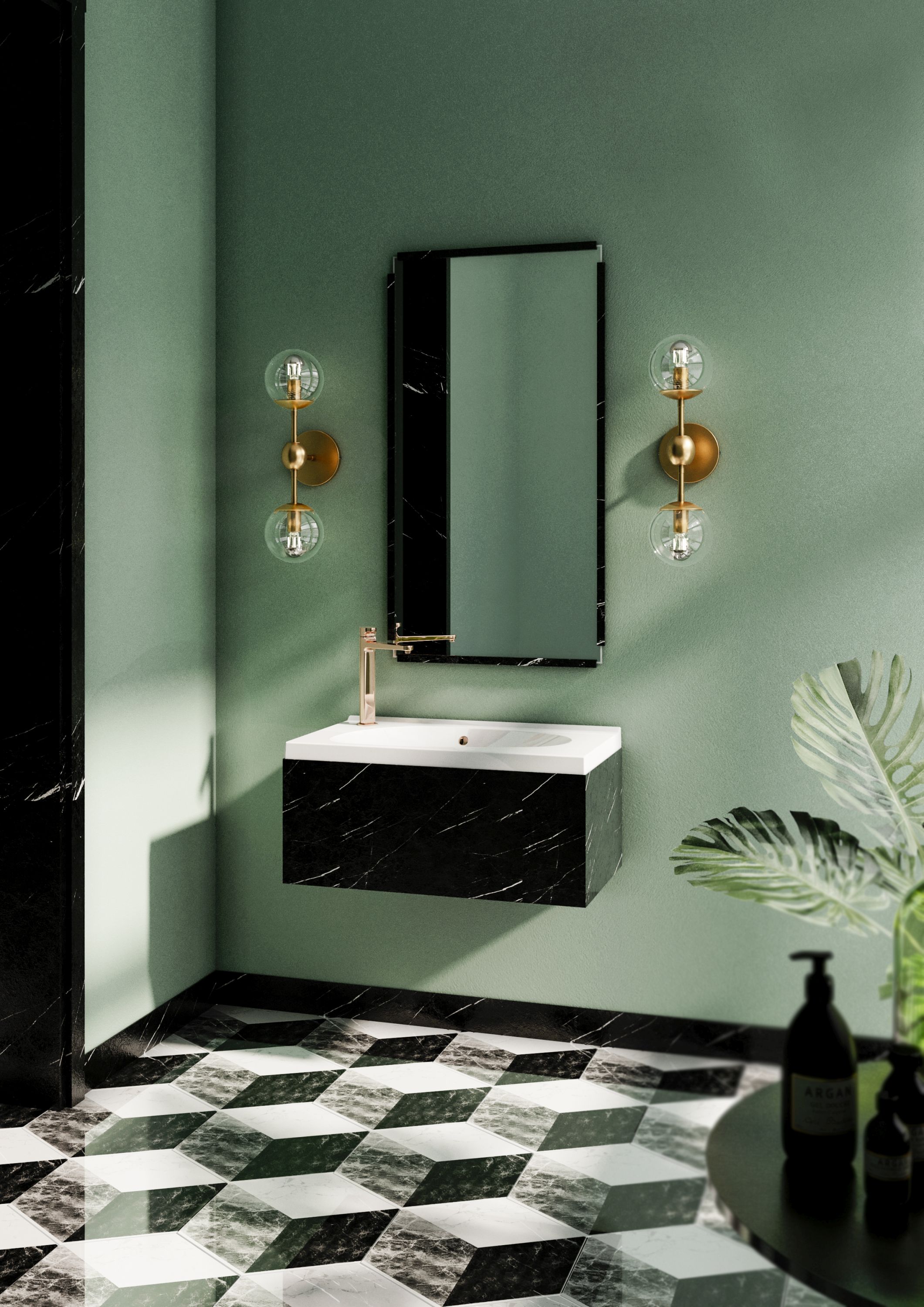 Miraggio Titania umywalka 69,5x39,6 cm wpuszczana prostokątna biały błyszczący 0000250