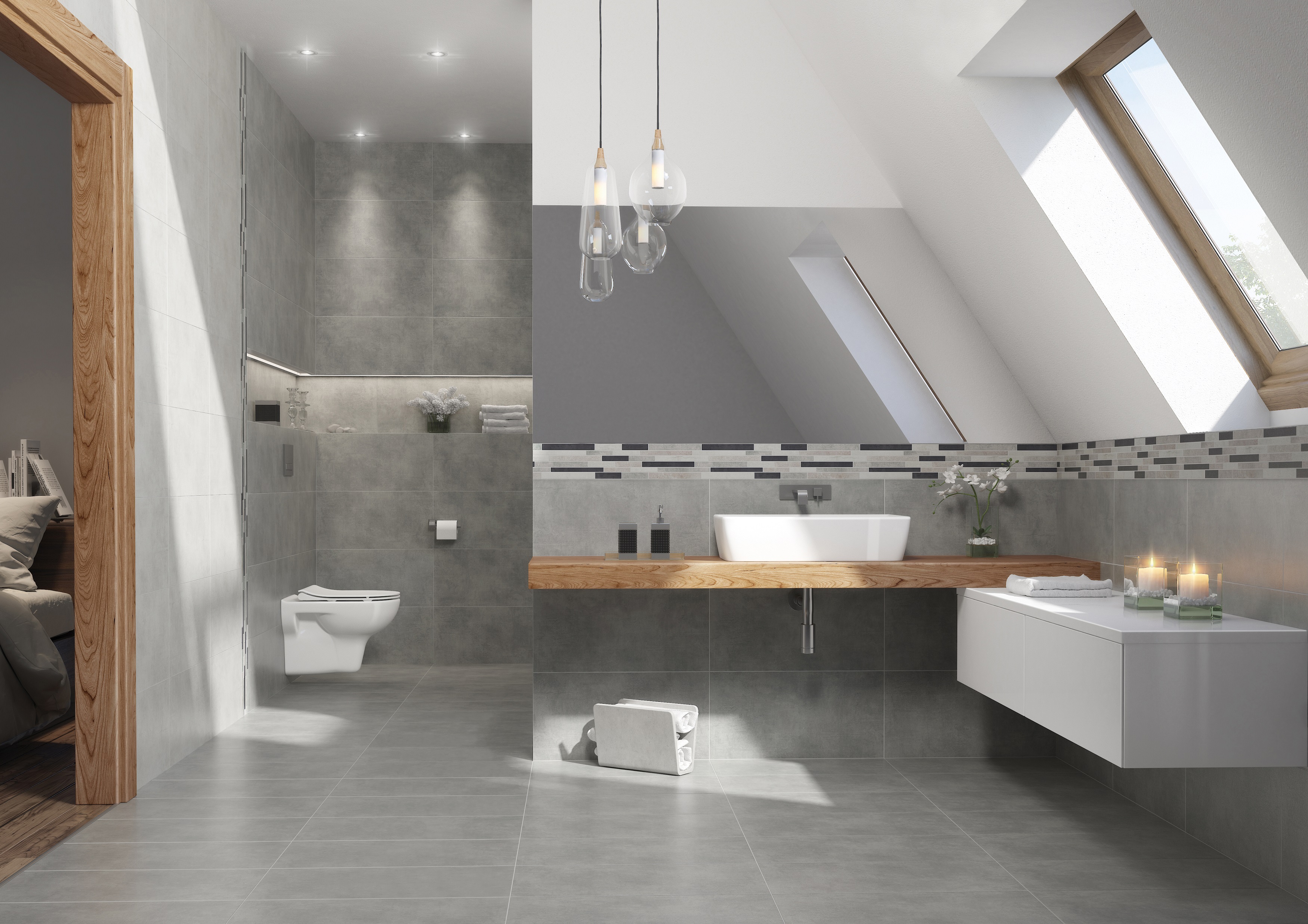 Opoczno Dreaming light grey płytka ścienno-podłogowa 29,7x59,8 cm jasny szary mat