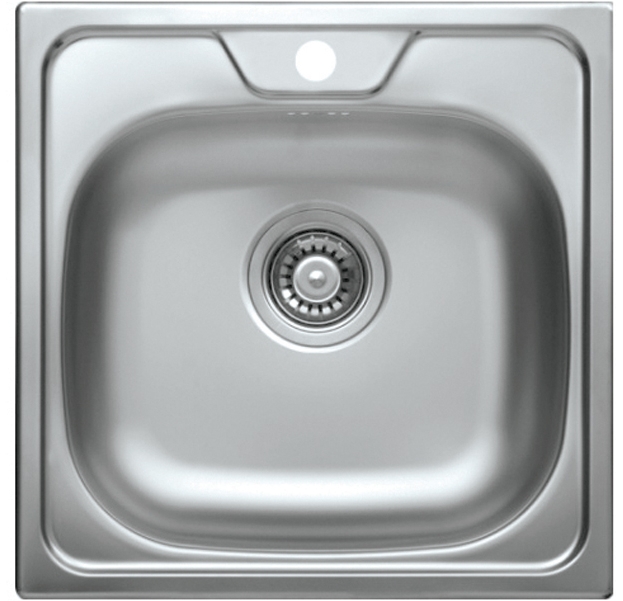 Genesis Allux 70 zlewozmywak stalowy 48x48 cm satyna 1074634