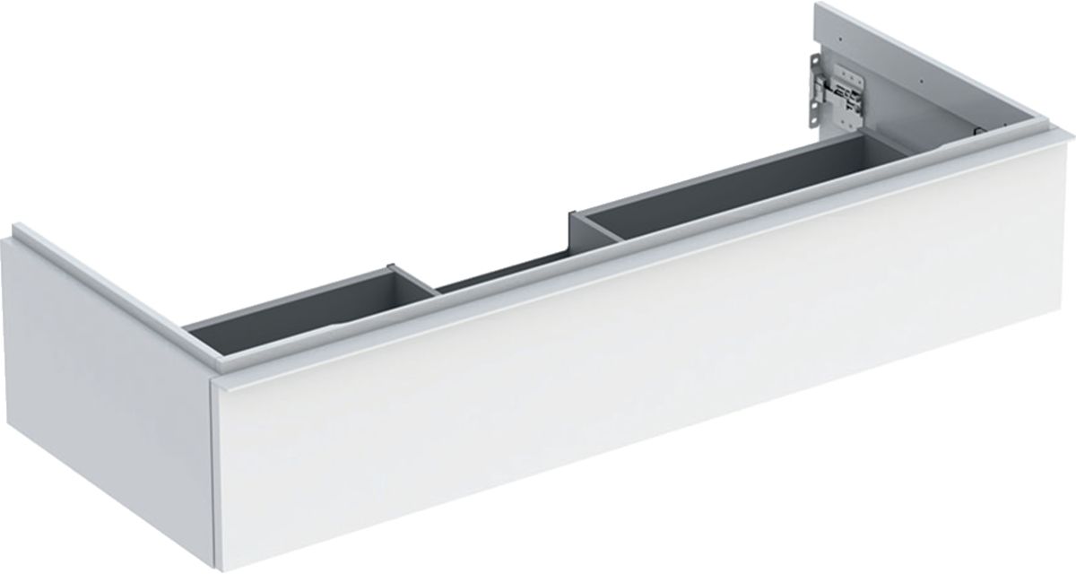 Geberit iCon szafka 118,4 cm podumywalkowa wisząca biały połysk/biały mat 502.313.01.1