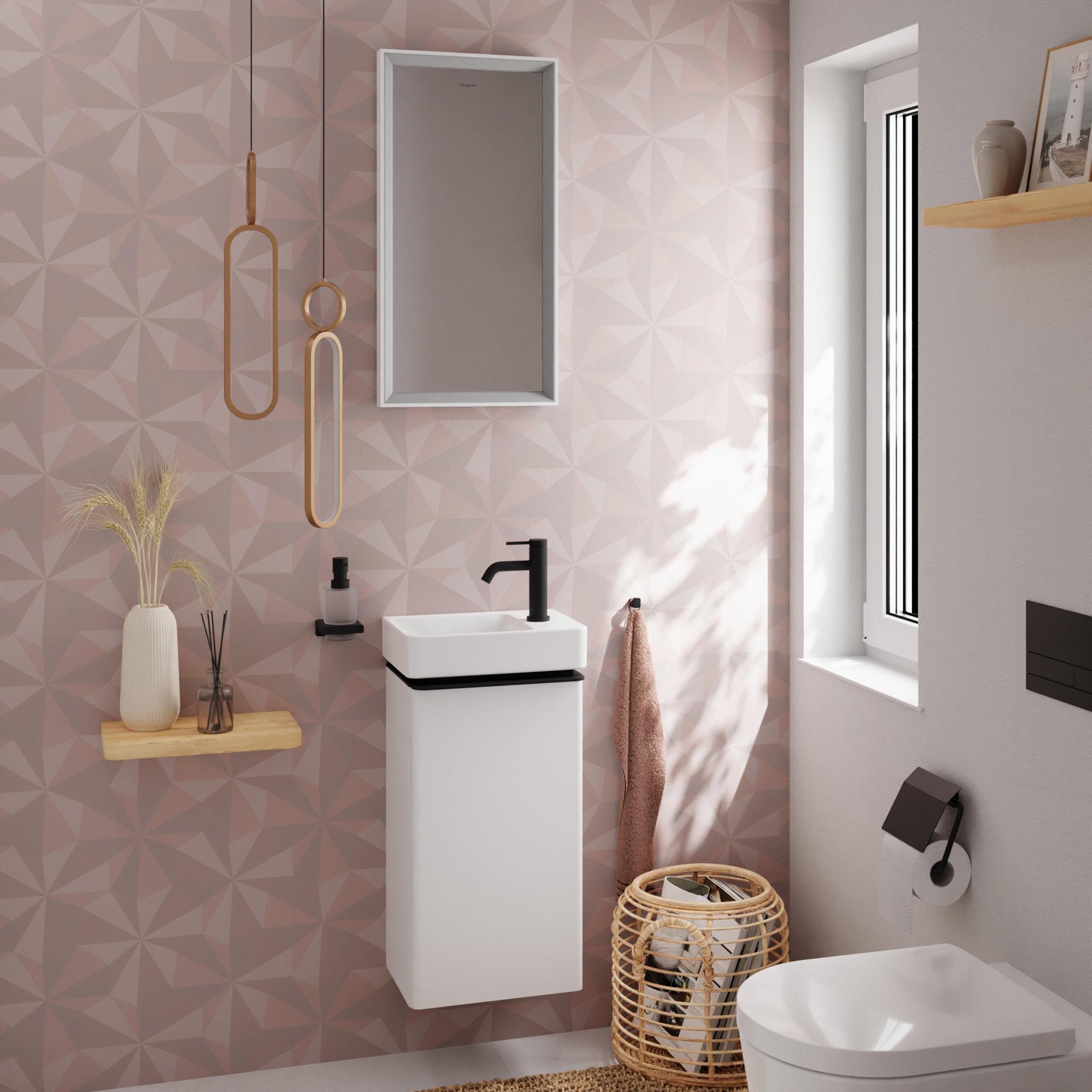 Hansgrohe Xelu Q umywalka 36x25 cm ścienna prostokątna prawa SmartClean biały 61084450