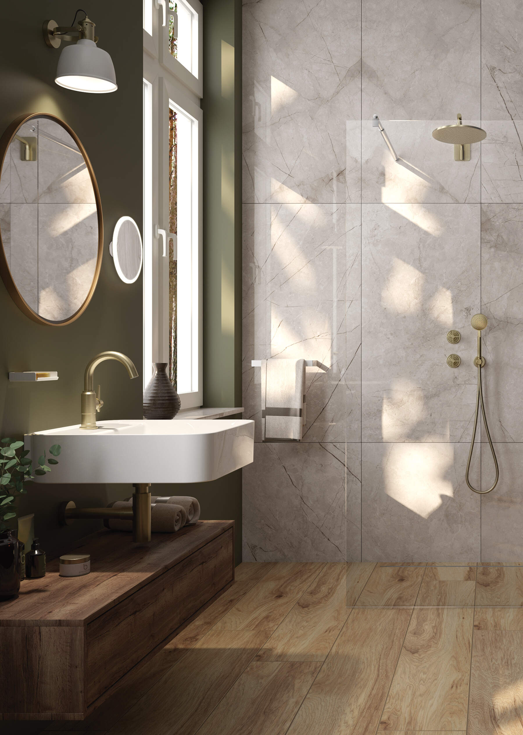 Deante Temisto bateria prysznicowa podtynkowa mosiądz BQTM44P - Wysyłka w 24h