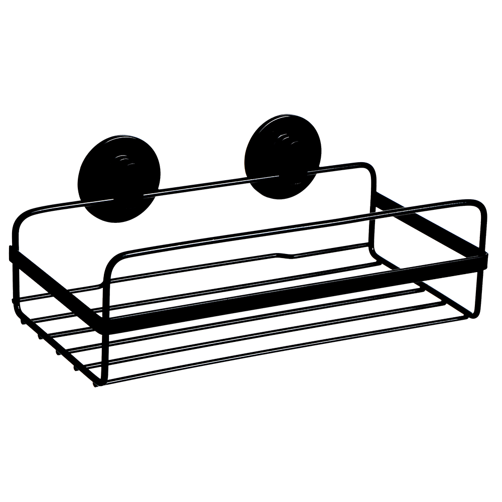 Sepio Loft Black półka łazienkowa 26 cm pojedyncza czarna 10POL1PLOFBLA
