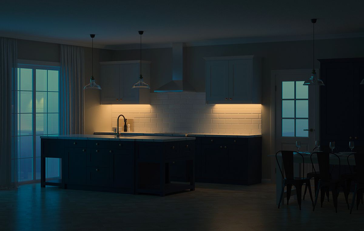 Yeelight Motion Sensor Closet Light A60 lampa meblowa 1x3,6W srebrna YLCG006