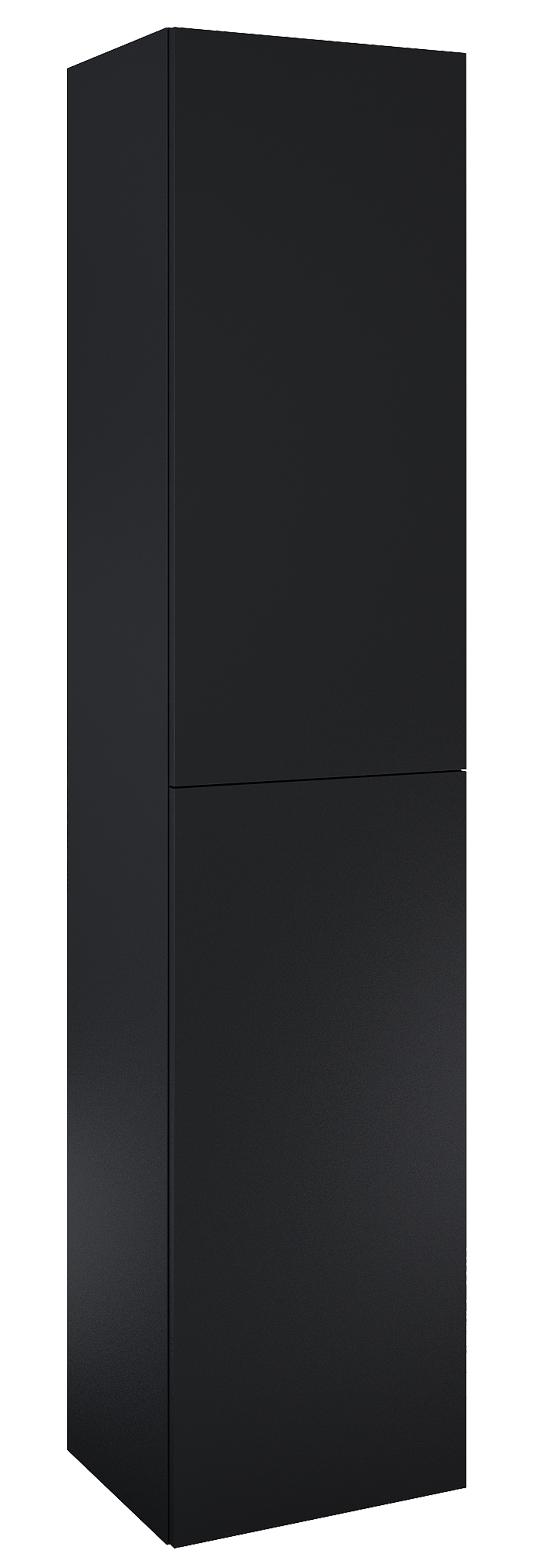 Roca Extra szafka 40x35,2x180 cm boczna wisząca czarny mat A857956532