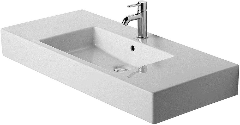 Duravit Vero umywalka 105x49 cm meblowa prostokątna WonderGliss biała 03291000001