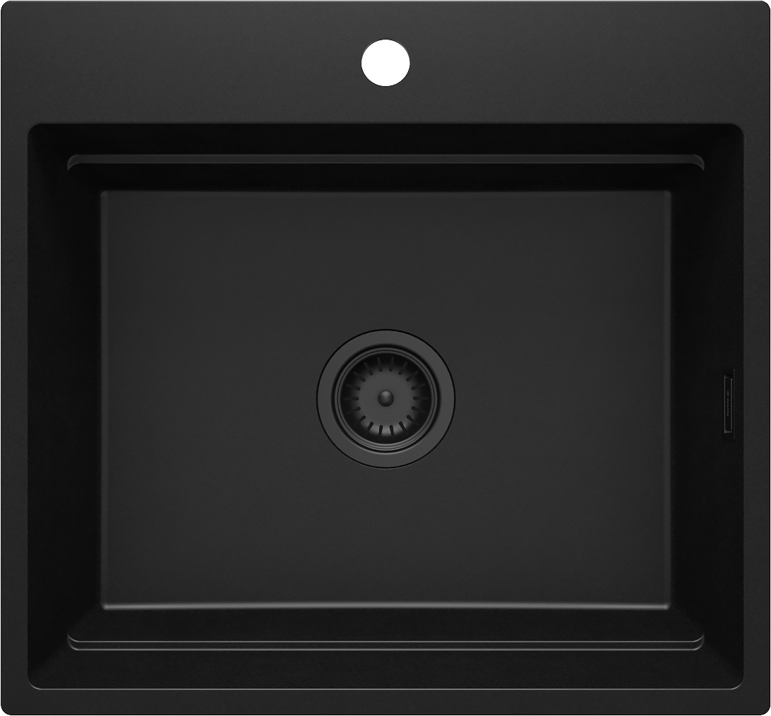 Deante Magnetic zlewozmywak granitowy 56x52 cm czarny ZRM_N10A - Wysyłka w 24h