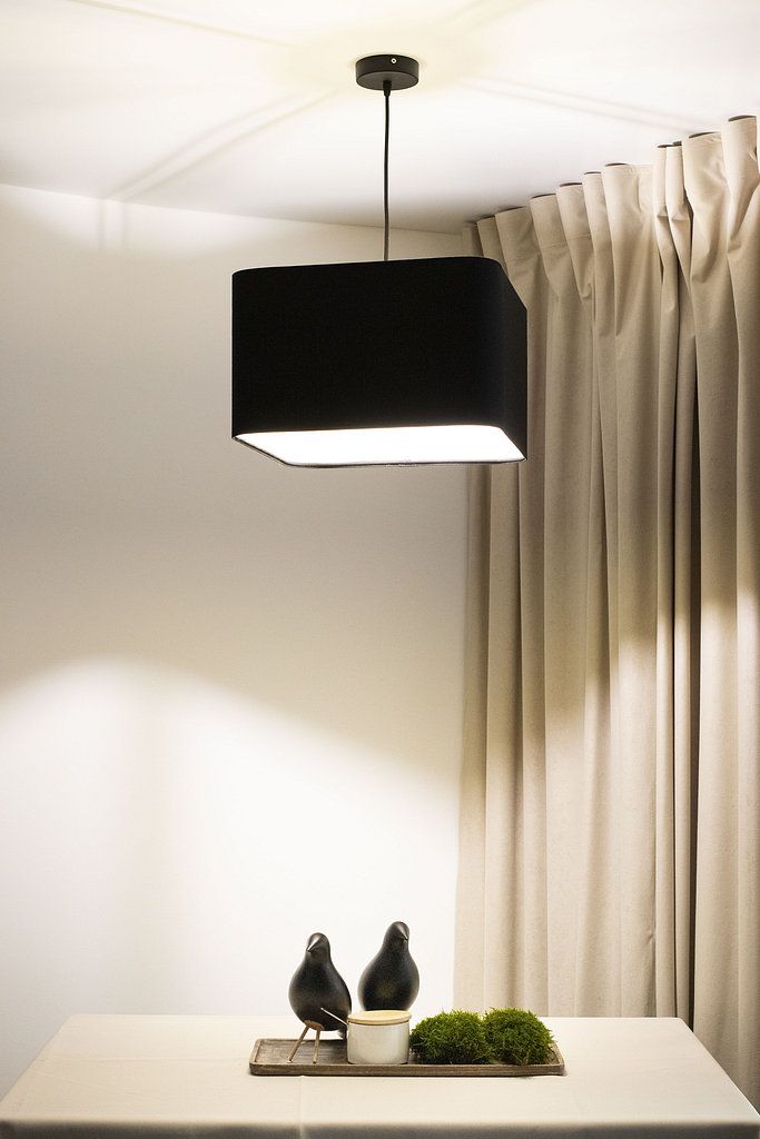 BPS Koncept Kwadro len light lampa wisząca 1x60 W czarna KW-005-40W30