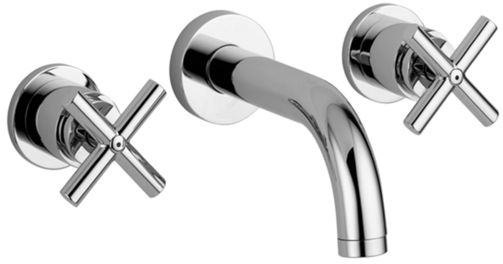 Paffoni Quattro bateria umywalkowa 3-otworowa QTV008CR