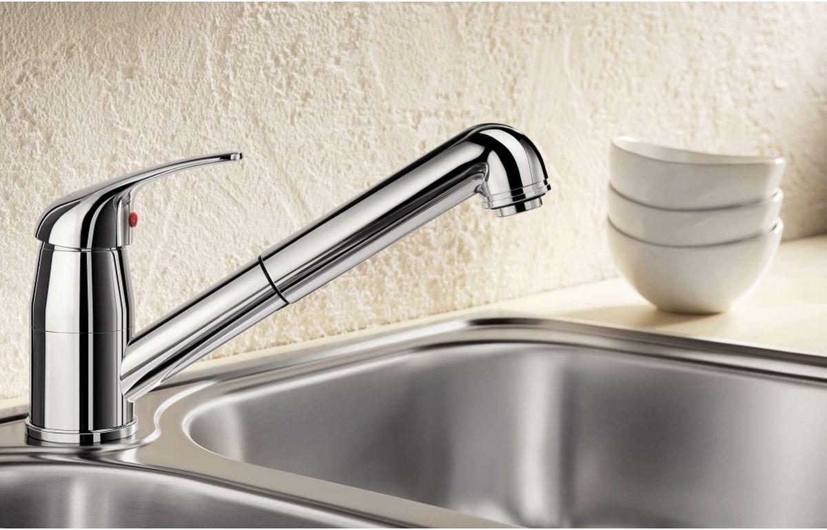 Blanco Daras-S bateria kuchenna stojąca chrom 517731