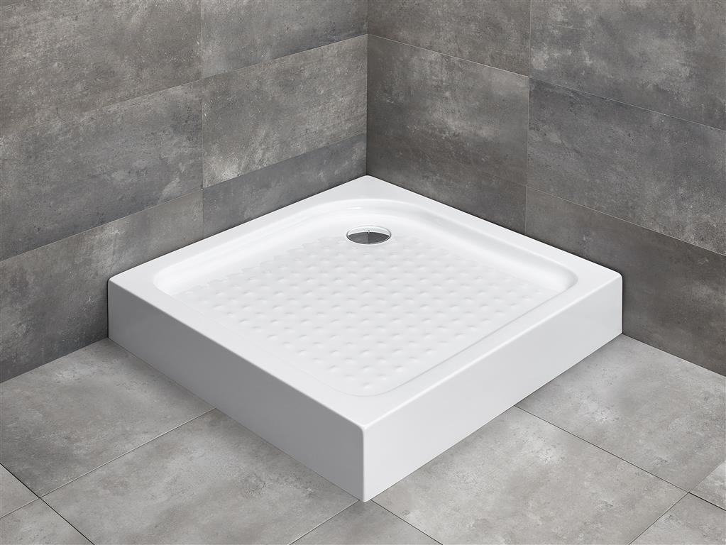 Radaway Rodos C brodzik 80x80 cm kwadratowy z obudową biały 4K88155-04