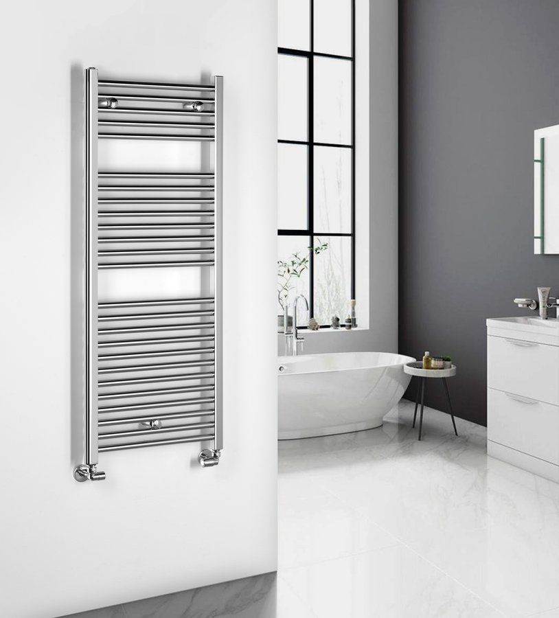 Aqualine Alya grzejnik łazienkowy 123x50 cm chrom LLR104
