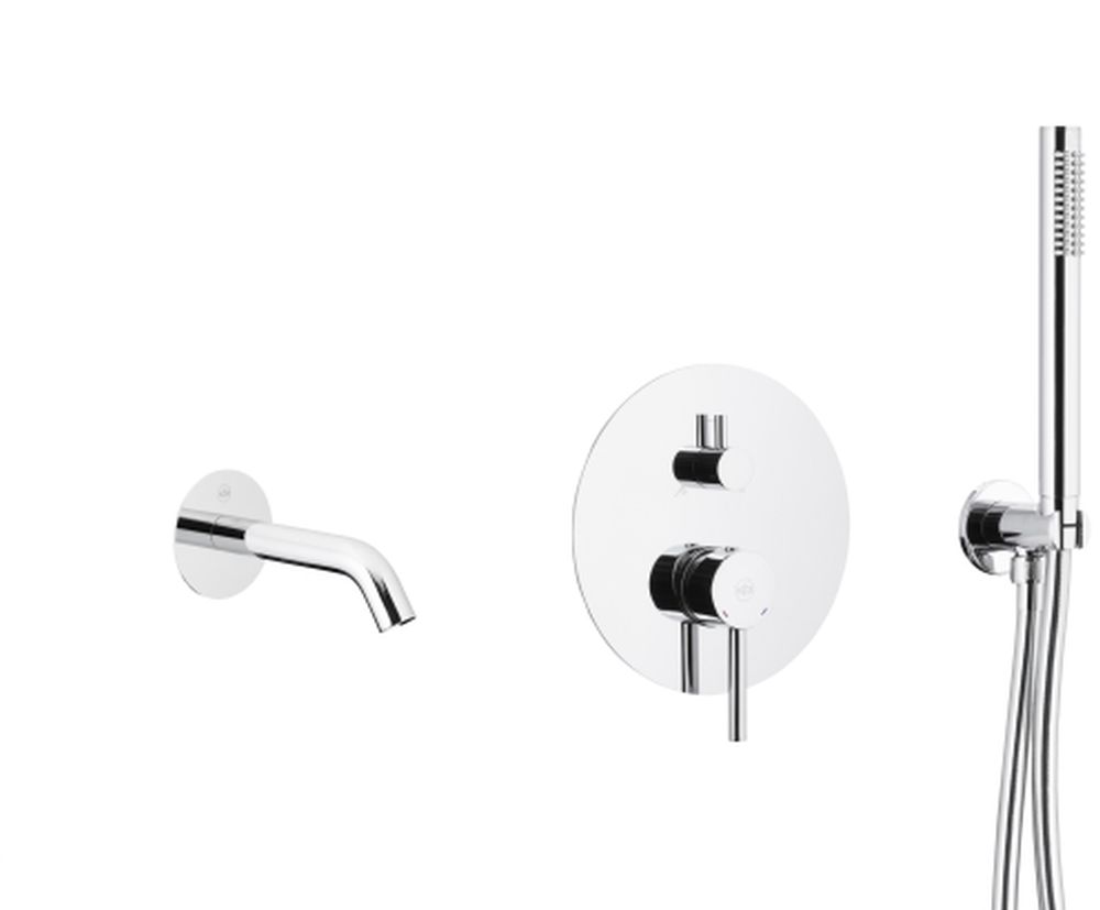 KFA Armatura Moza zestaw wannowo-prysznicowy podtynkowy chrom 5039-401-00