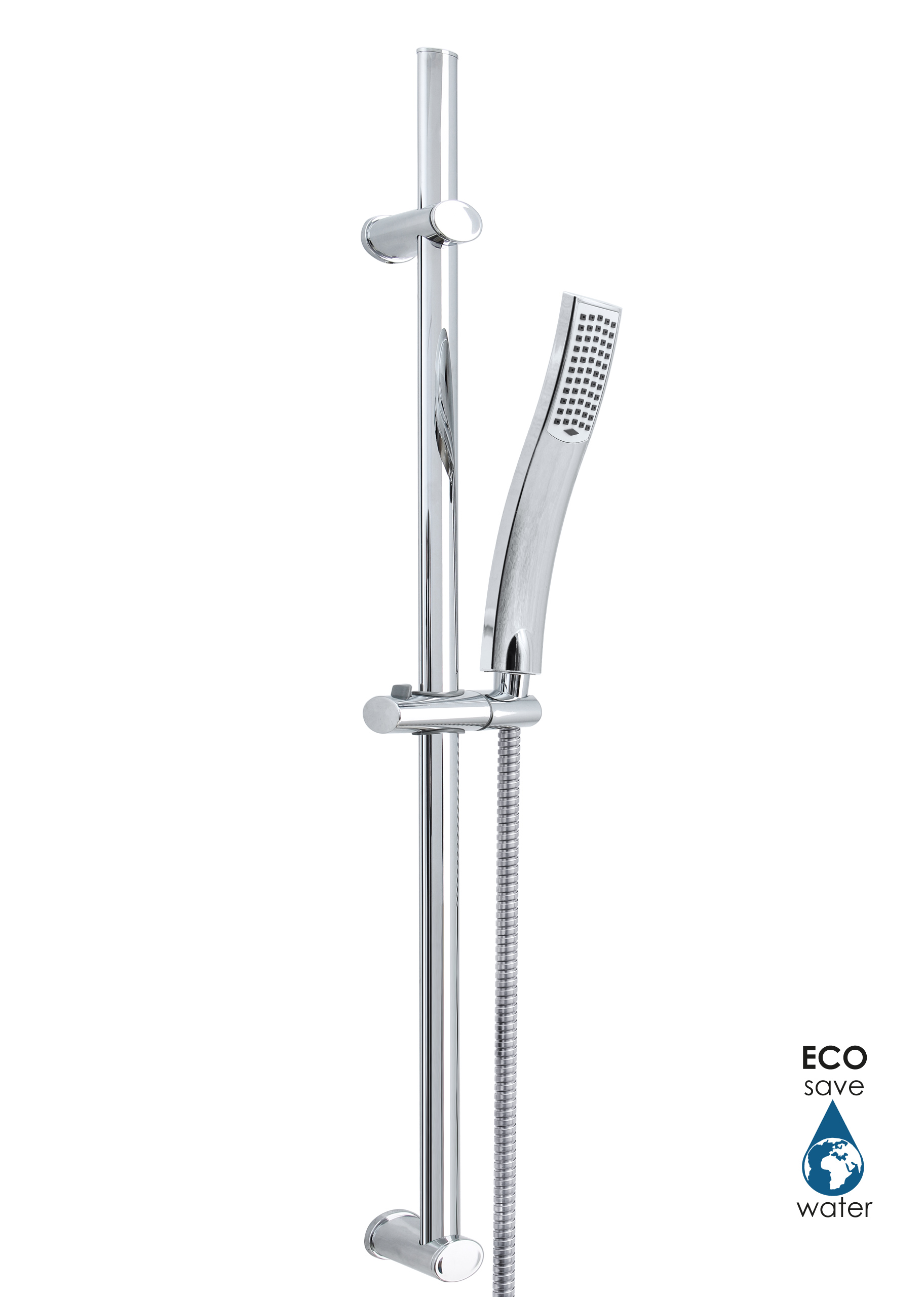 Hyggli Eco Biscaya zestaw prysznicowy ścienny chrom 14-127