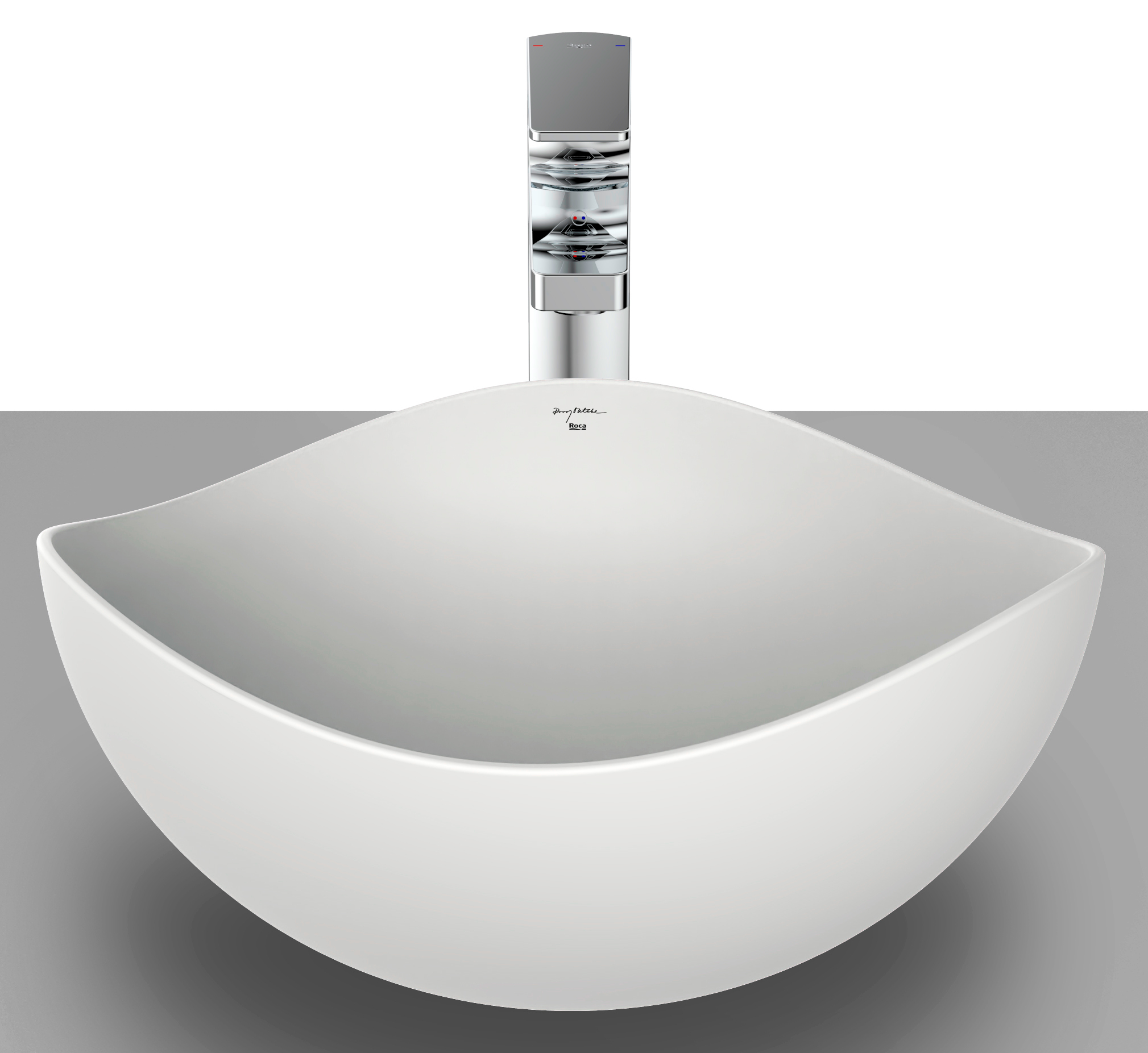 Roca Ohtake umywalka 38x38 cm nablatowa A327A15630