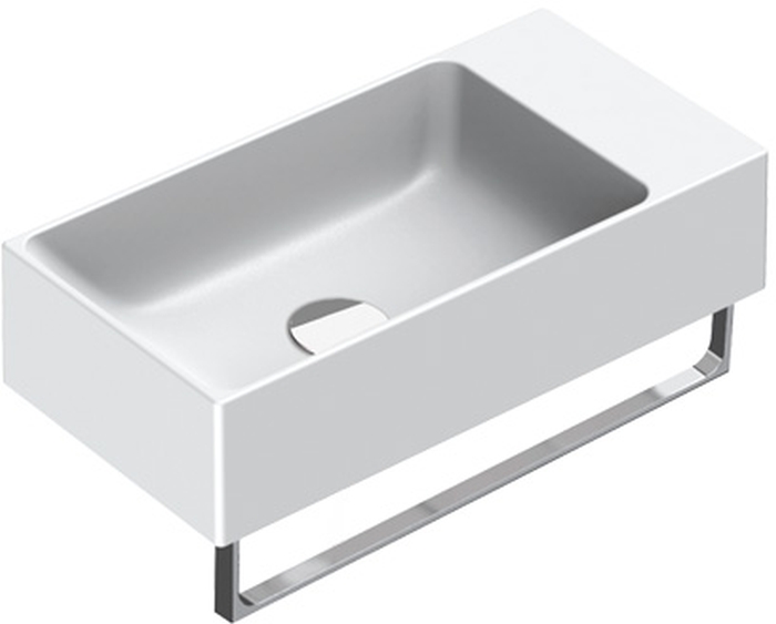 Catalano Verso umywalka 50x25 cm prostokątna ścienna biała 0220520021