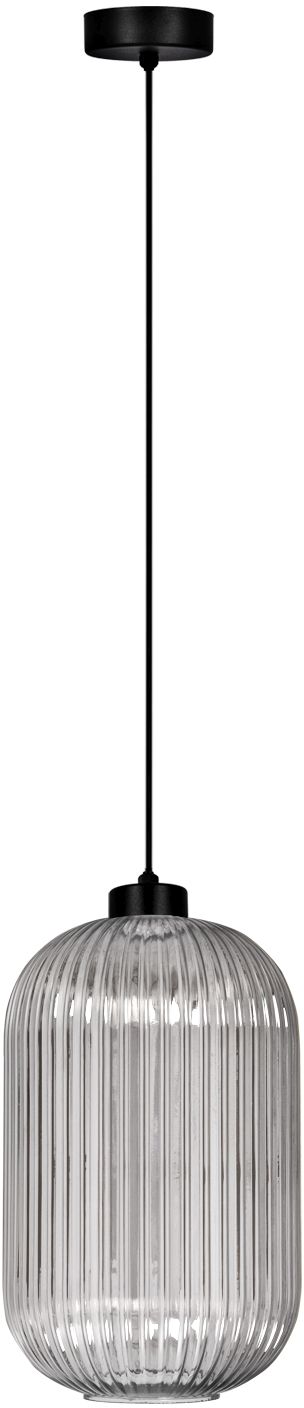 Kaja Silva lampa wisząca 1x15 W czarna-grafitowa K-5751