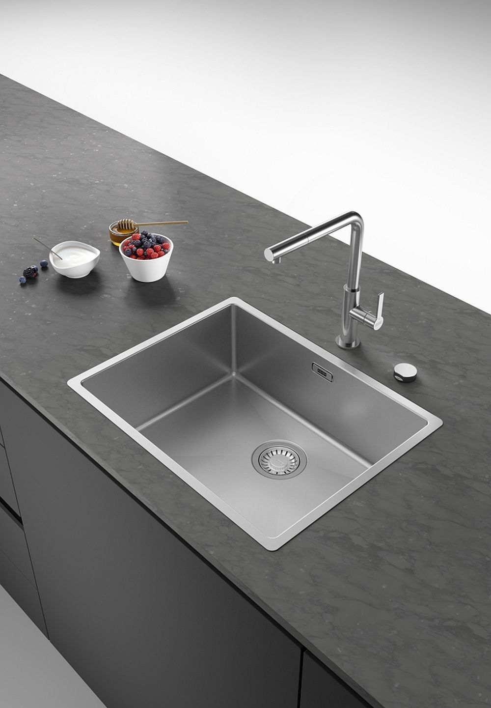 Franke Maris Slim L Pull-Out bateria kuchenna stojąca chrom 115.0728.393