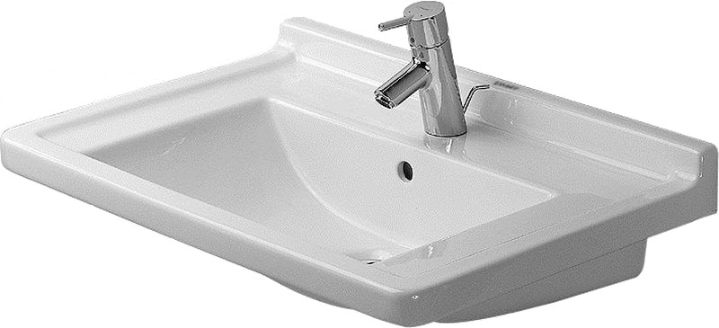 Duravit Starck 3 umywalka 70x49 cm prostokątna biała 0304700000