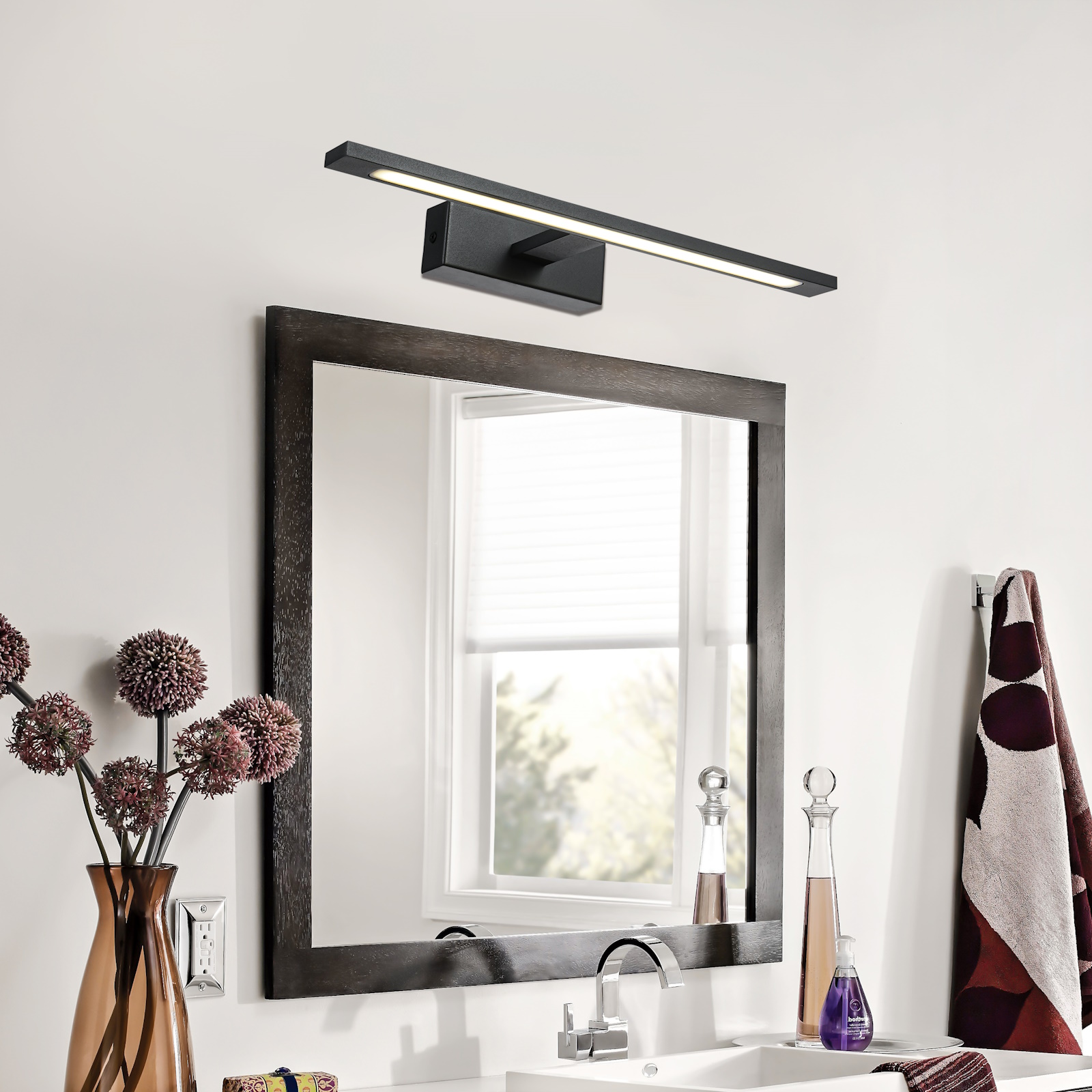 Light Prestige Isla kinkiet 1x12 W czarny GS-LWB-12WBKCCT