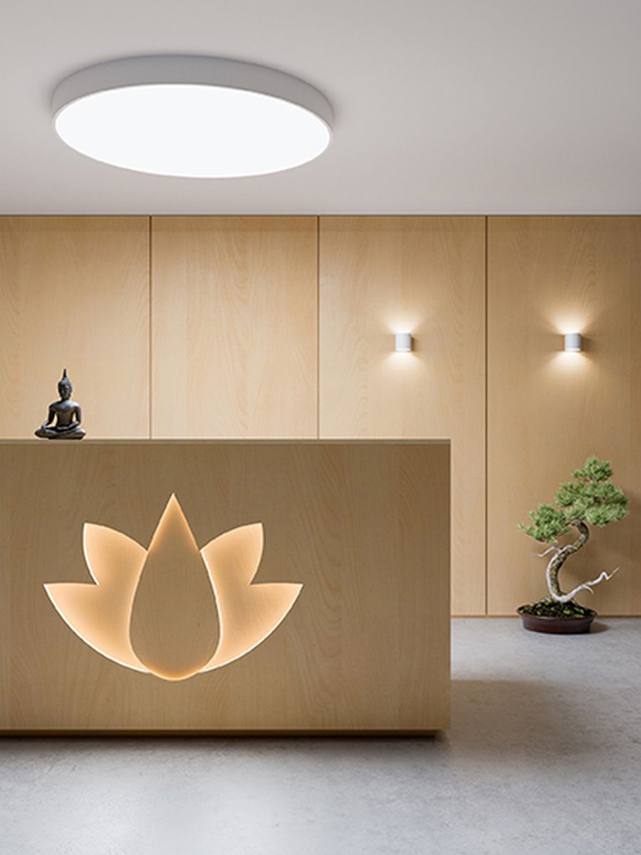 Aqform Big Size plafon 1x10W biała struktura 46976-A930-D9-00-13